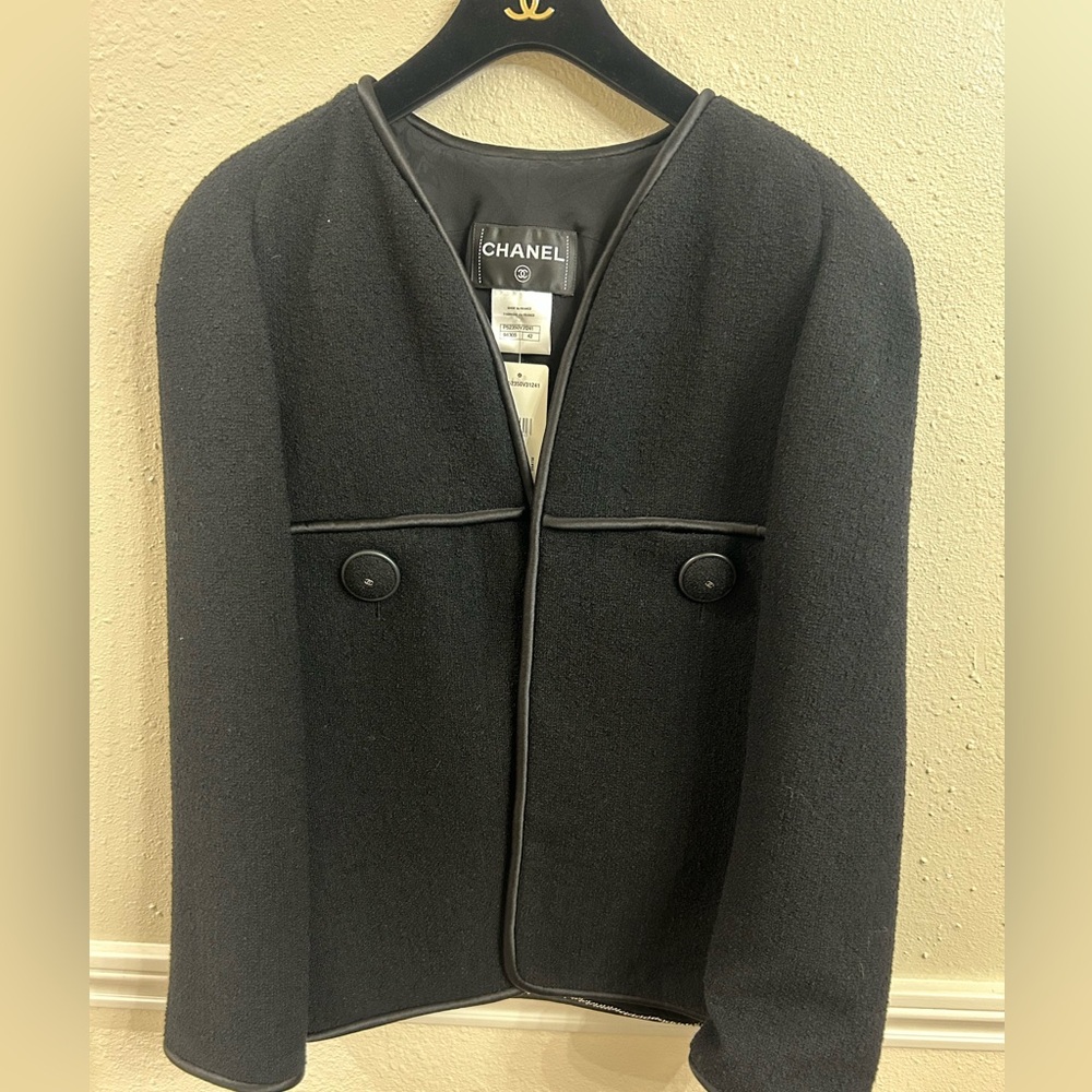 Authentic new with tags Chanel Black Wool Jacket